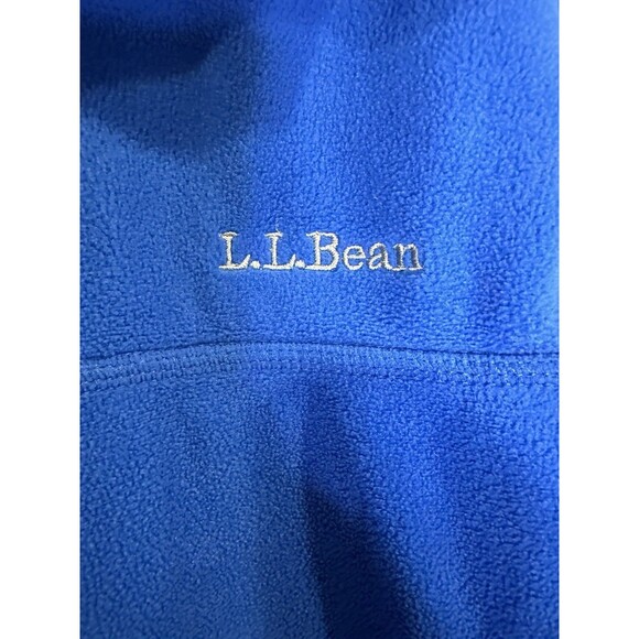 LL Bean Men's Medium Fleece Vest Full Zip Sleeveless Outdoor Layering Jacket - Picture 7 of 11